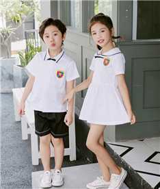 夏季中小學(xué)生校服（白）