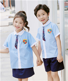 夏季中小學(xué)生校服帶假領(lǐng)帶（正面照）