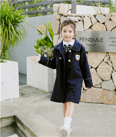 冬季女中小學(xué)生禮服（深藍(lán)）
