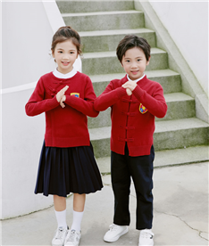 冬季中小學(xué)生禮服一（紅）